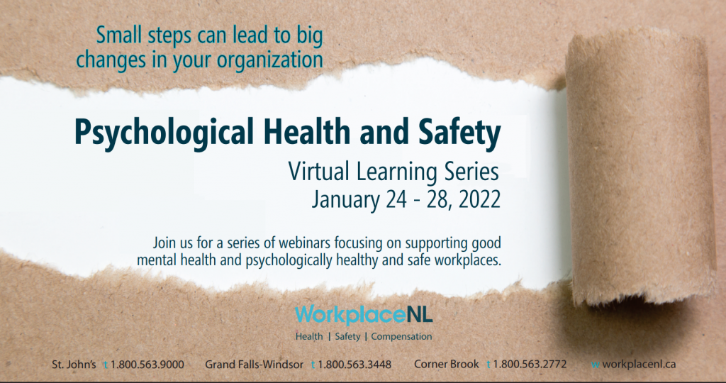 Psychological Health and Safety: Virtual Learning Series